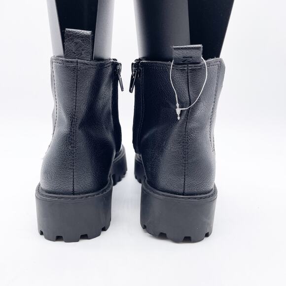 Zodiac Shiloh Womens Shiloh Lug Sole Classic Chelsea Booties Leather Black 6M - Picture 4 of 10